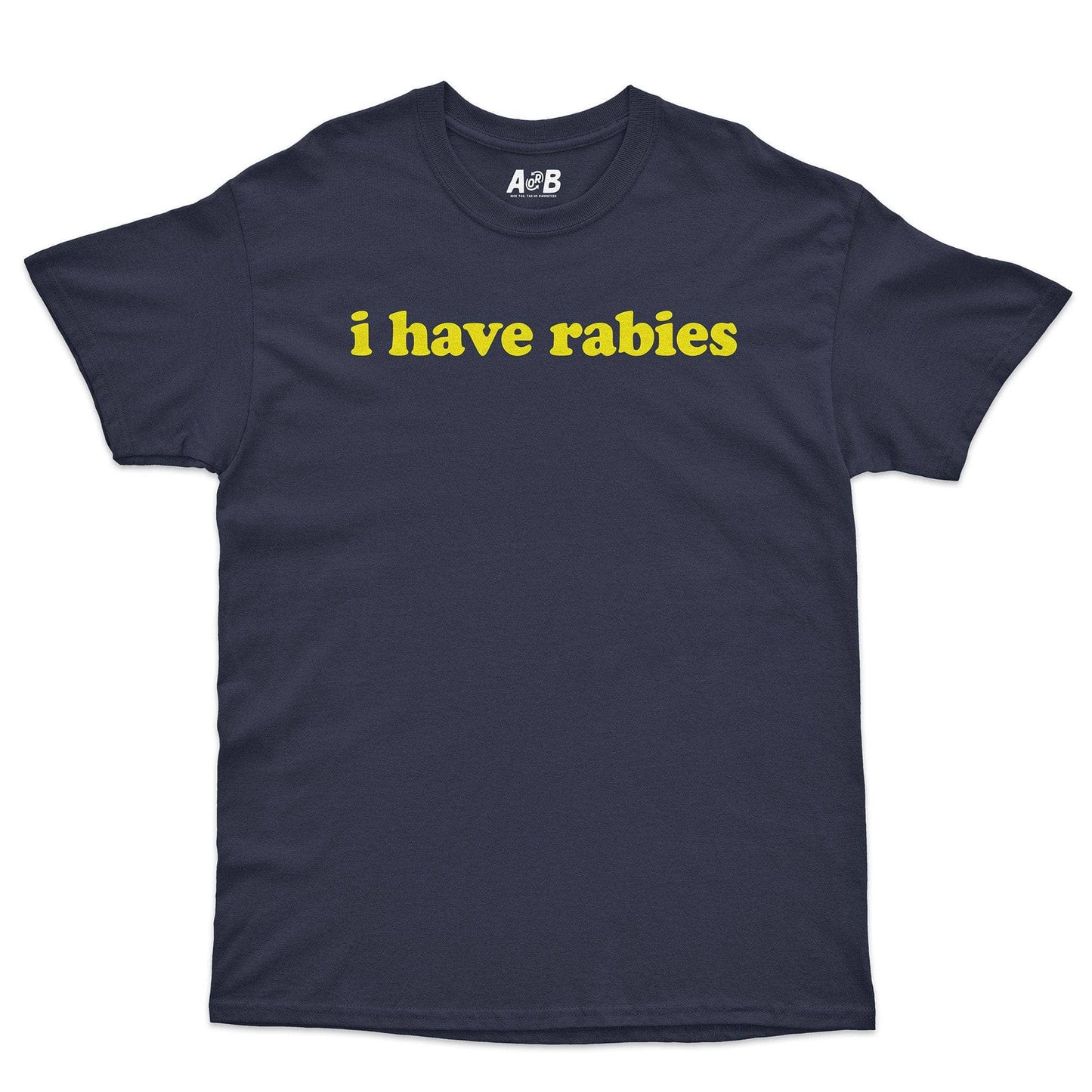A-or-B-Tees T-Shirt Navy / S Rabies T-Shirt