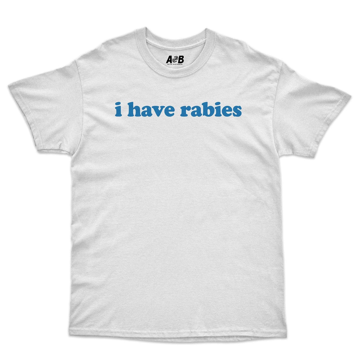 A-or-B-Tees T-Shirt White / S Rabies T-Shirt