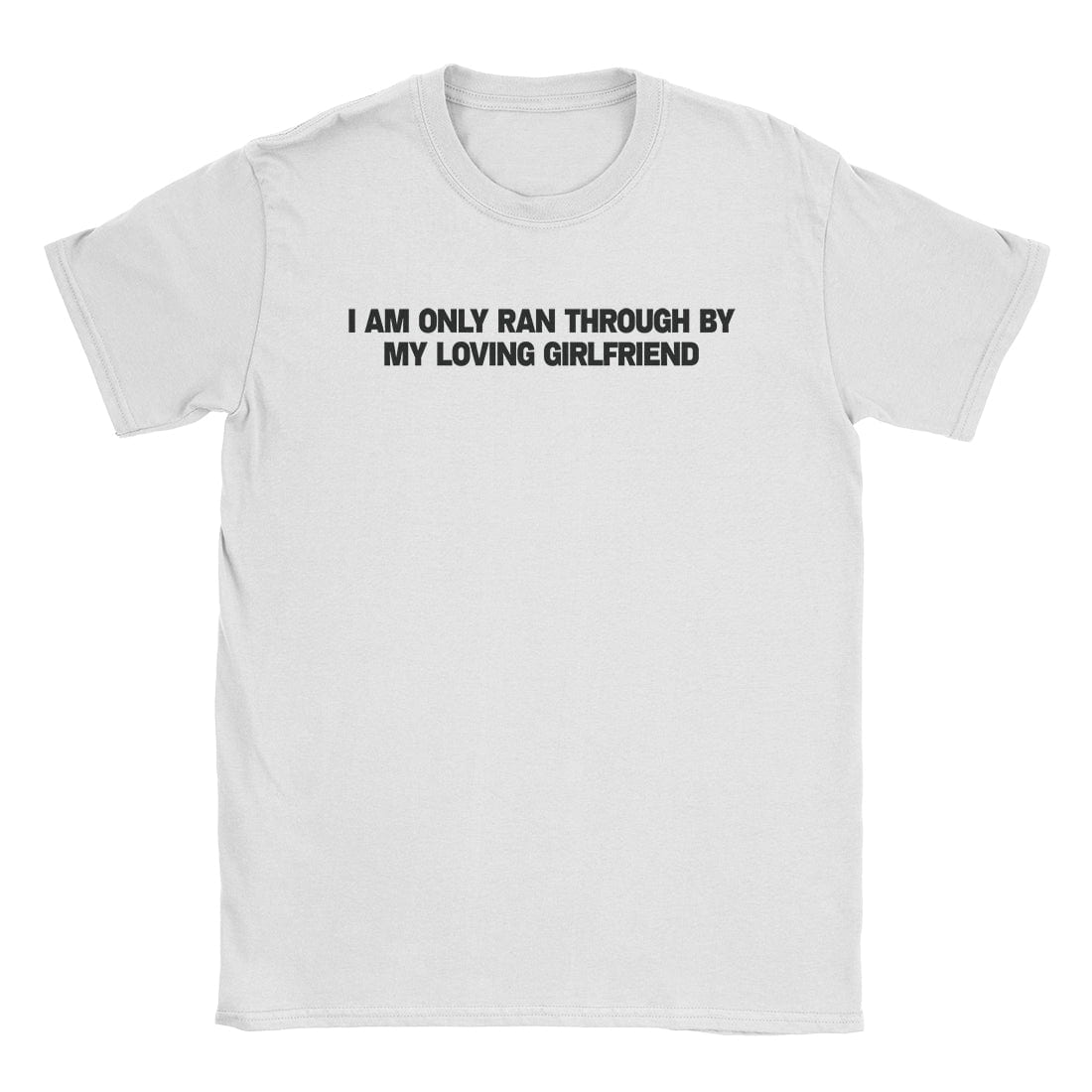 A-or-B-Tees T-Shirt White / S Ran Through T-Shirt