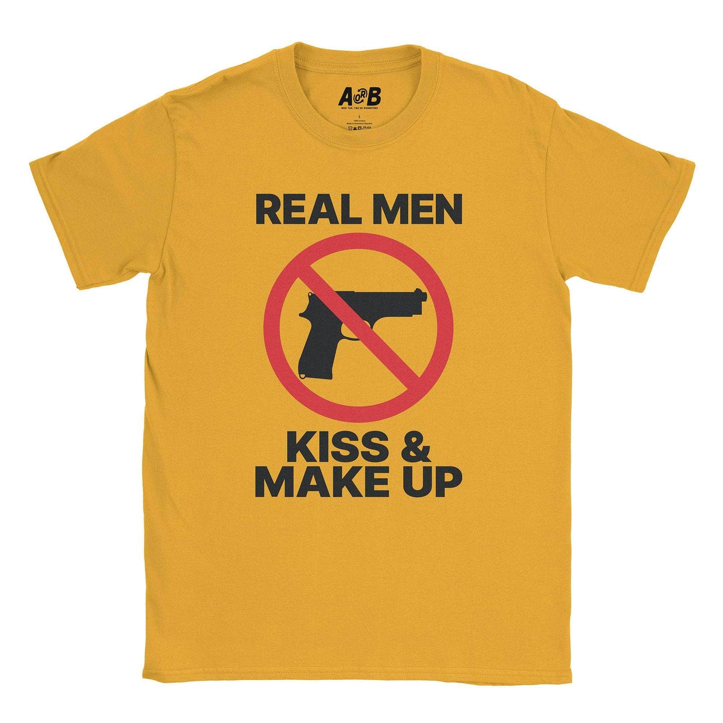 A-or-B-Tees T-Shirt Gold / S Real Men T-Shirt