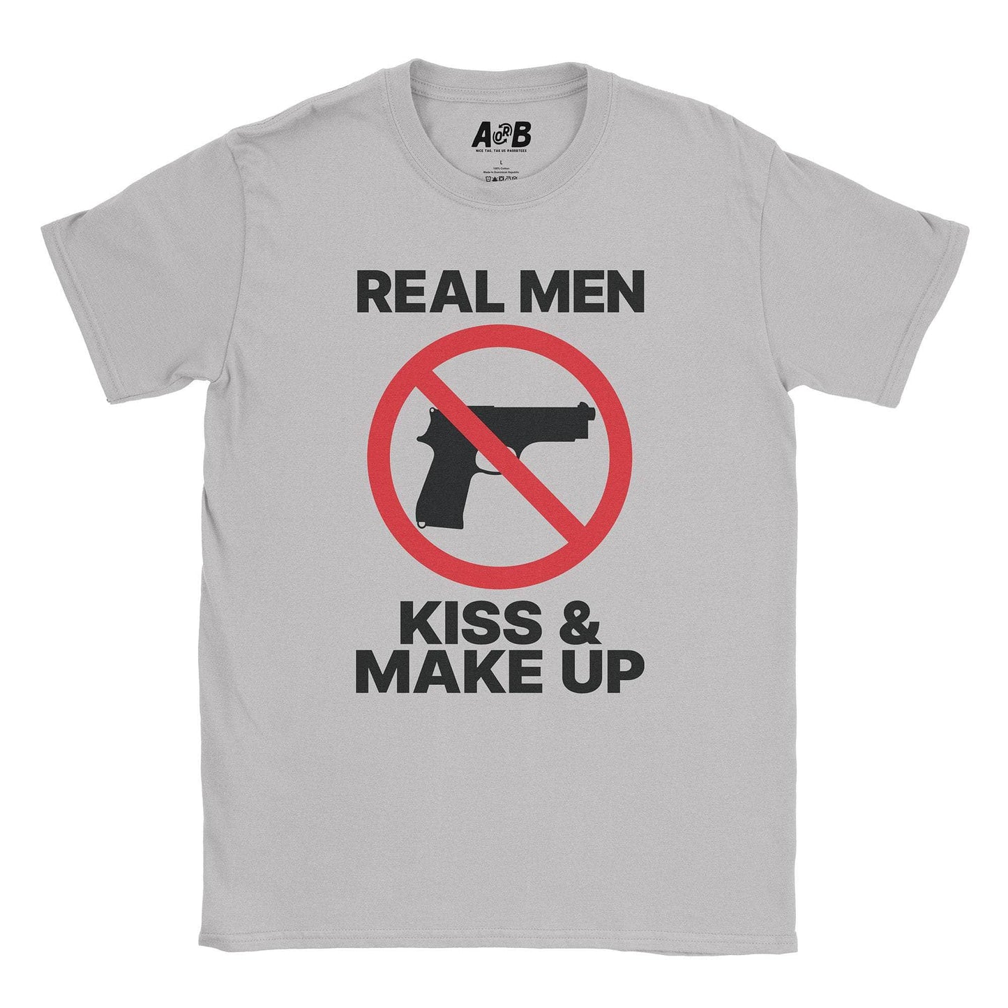 A-or-B-Tees T-Shirt Ice Grey / S Real Men T-Shirt