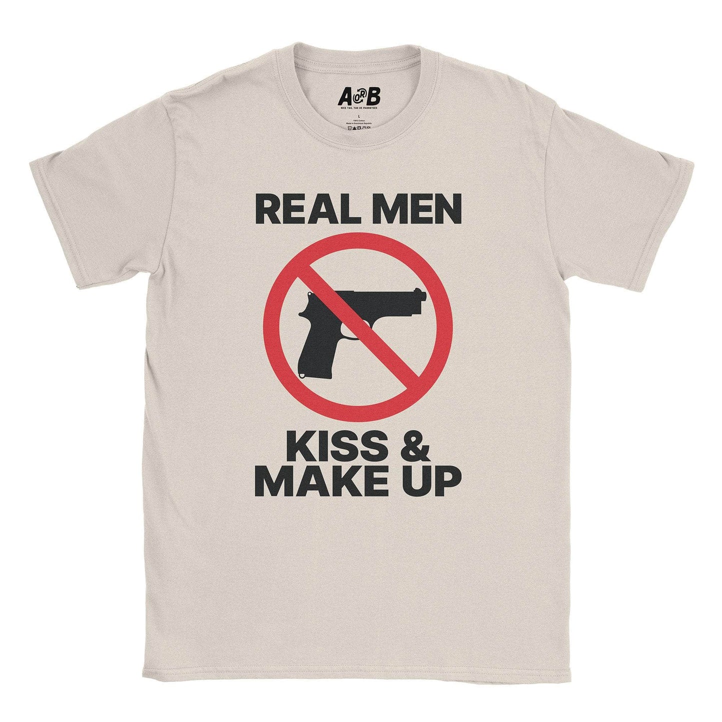 A-or-B-Tees T-Shirt Natural / S Real Men T-Shirt