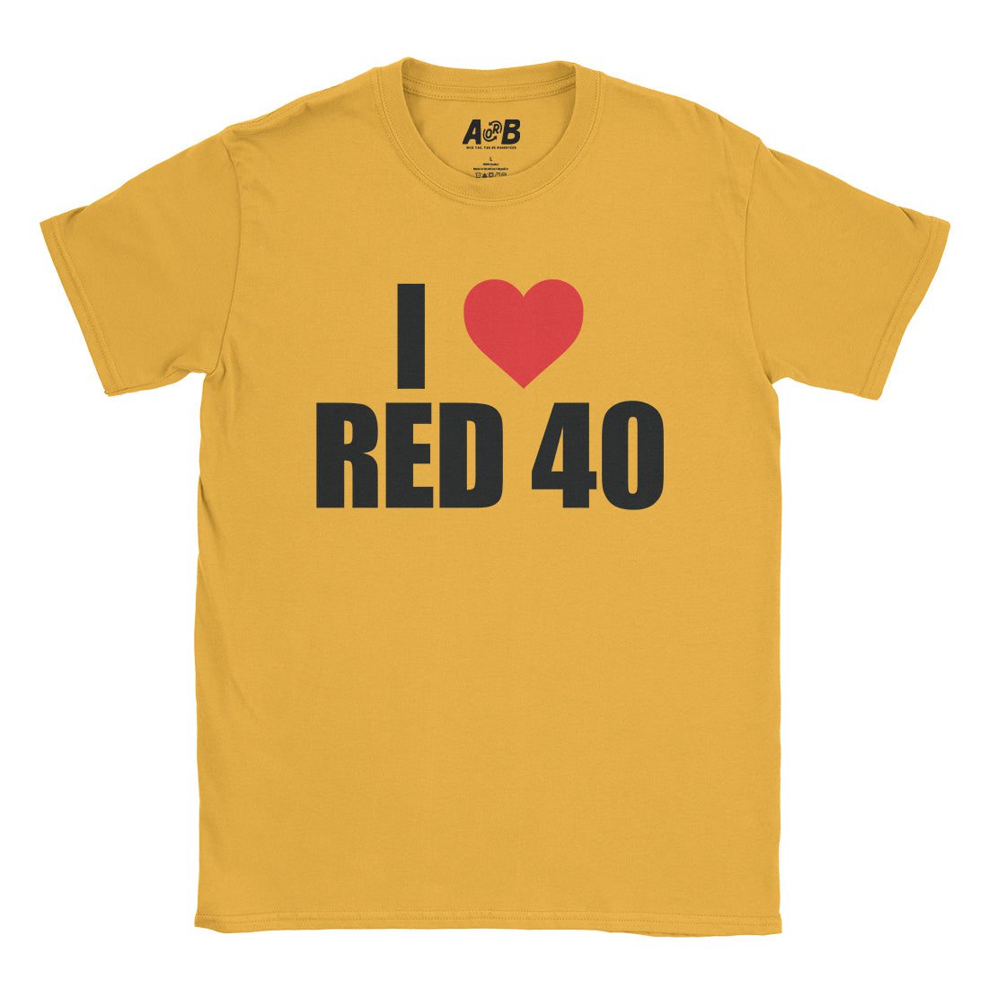 A-or-B-Tees T-Shirt Gold / S Red 40 T-Shirt