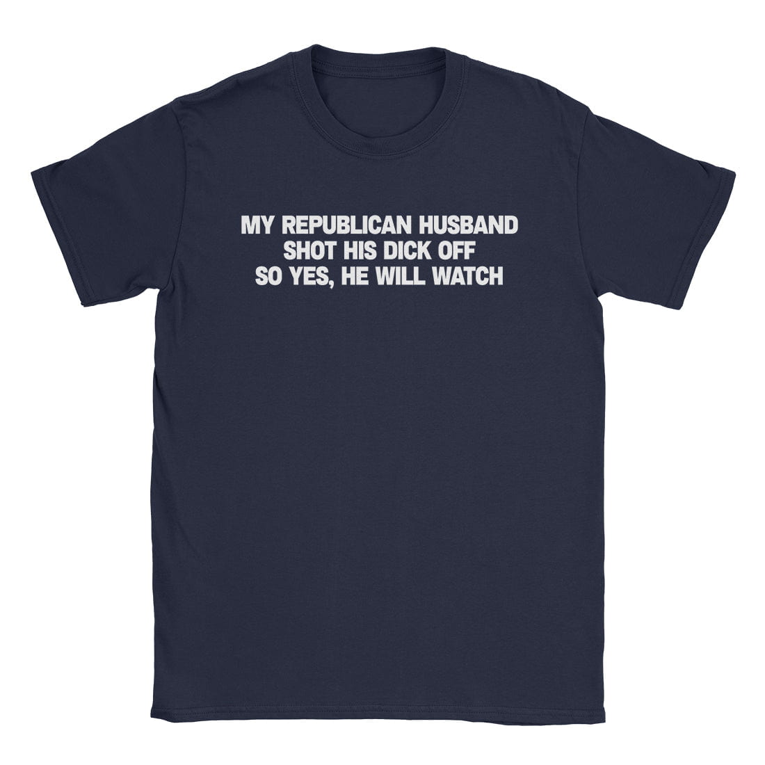 A-or-B-Tees T-Shirt Navy / S Red Cuck T-Shirt