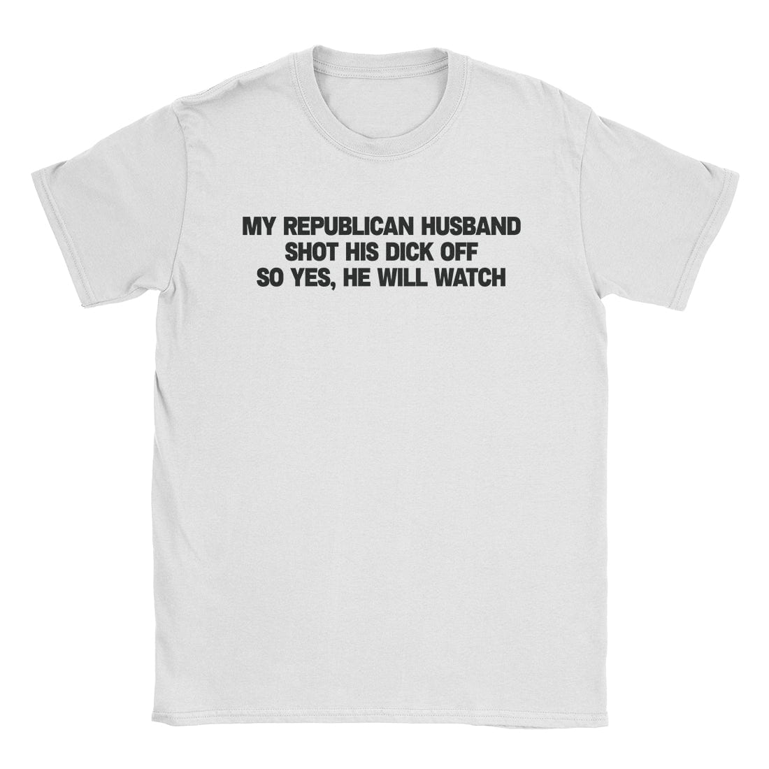 A-or-B-Tees T-Shirt White / S Red Cuck T-Shirt