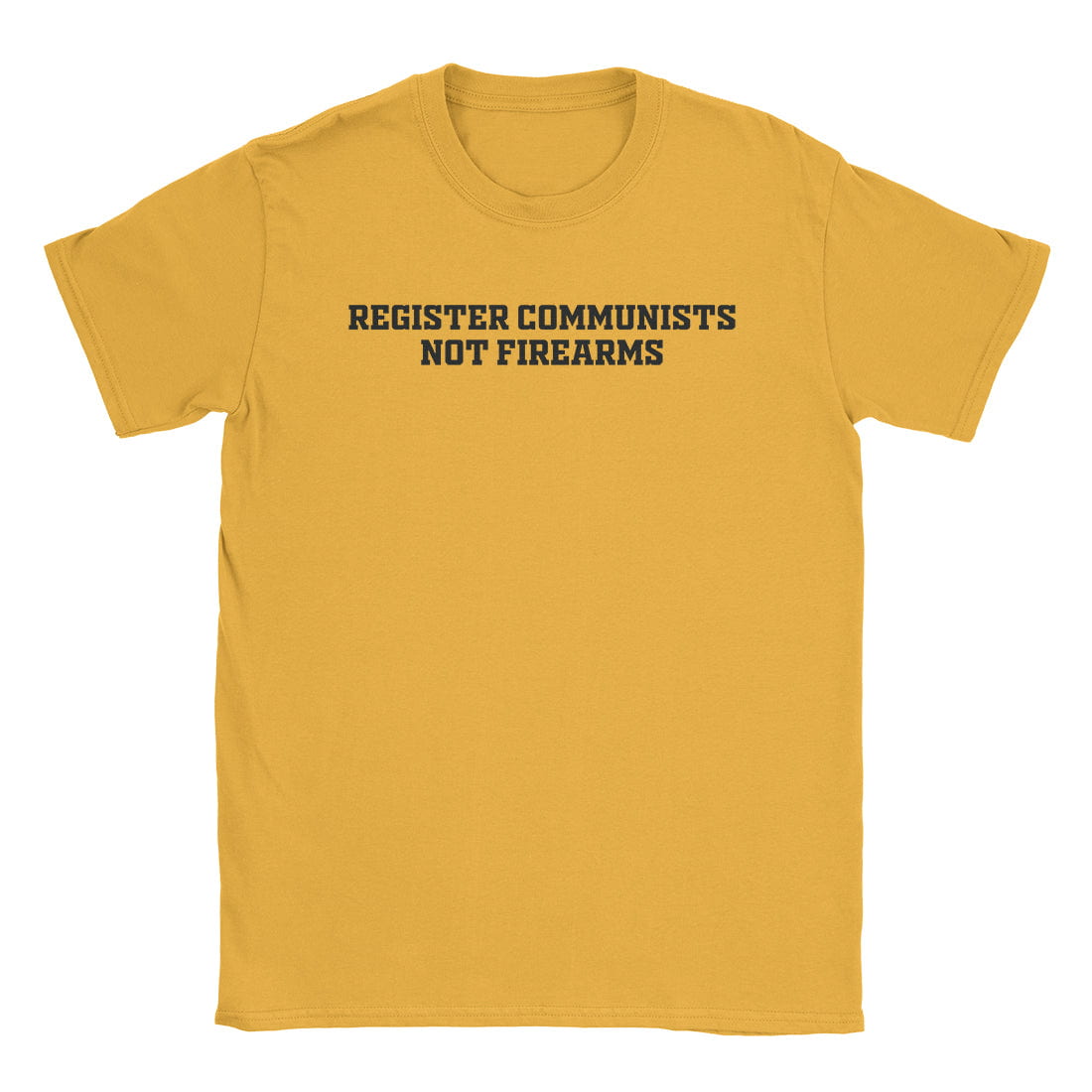 A-or-B-Tees T-Shirt Gold / S Register Communists T-Shirt