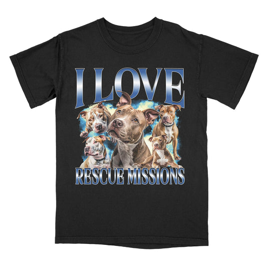 A-or-B-Tees T-Shirt Black / S Rescue Missions T-Shirt