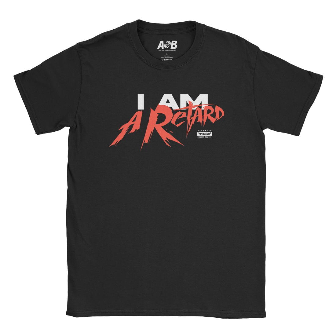A-or-B-Tees T-Shirt Black / S Retard T-Shirt