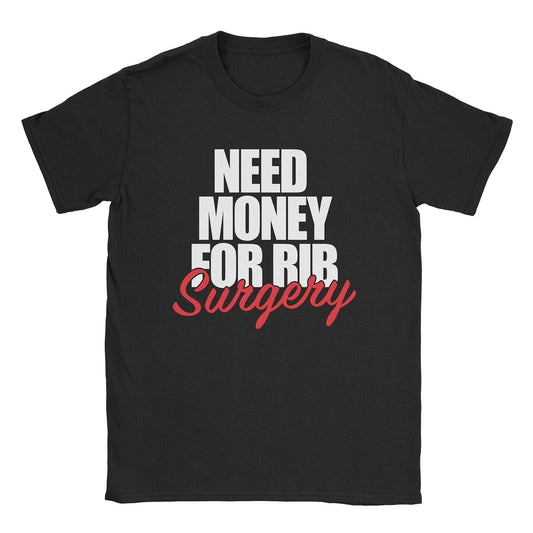 A-or-B-Tees T-Shirt Black / S Rib Surgery T-Shirt