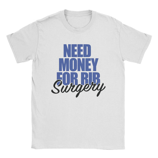 A-or-B-Tees T-Shirt White / S Rib Surgery T-Shirt
