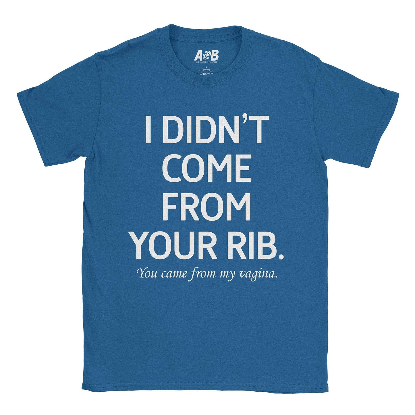 A-or-B-Tees T-Shirt Royal / S Rib T-Shirt
