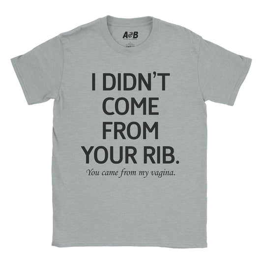 A-or-B-Tees T-Shirt Sport Grey / S Rib T-Shirt