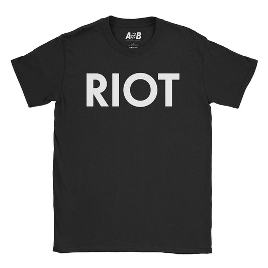 A-or-B-Tees T-Shirt Black / S RIOT T-Shirt