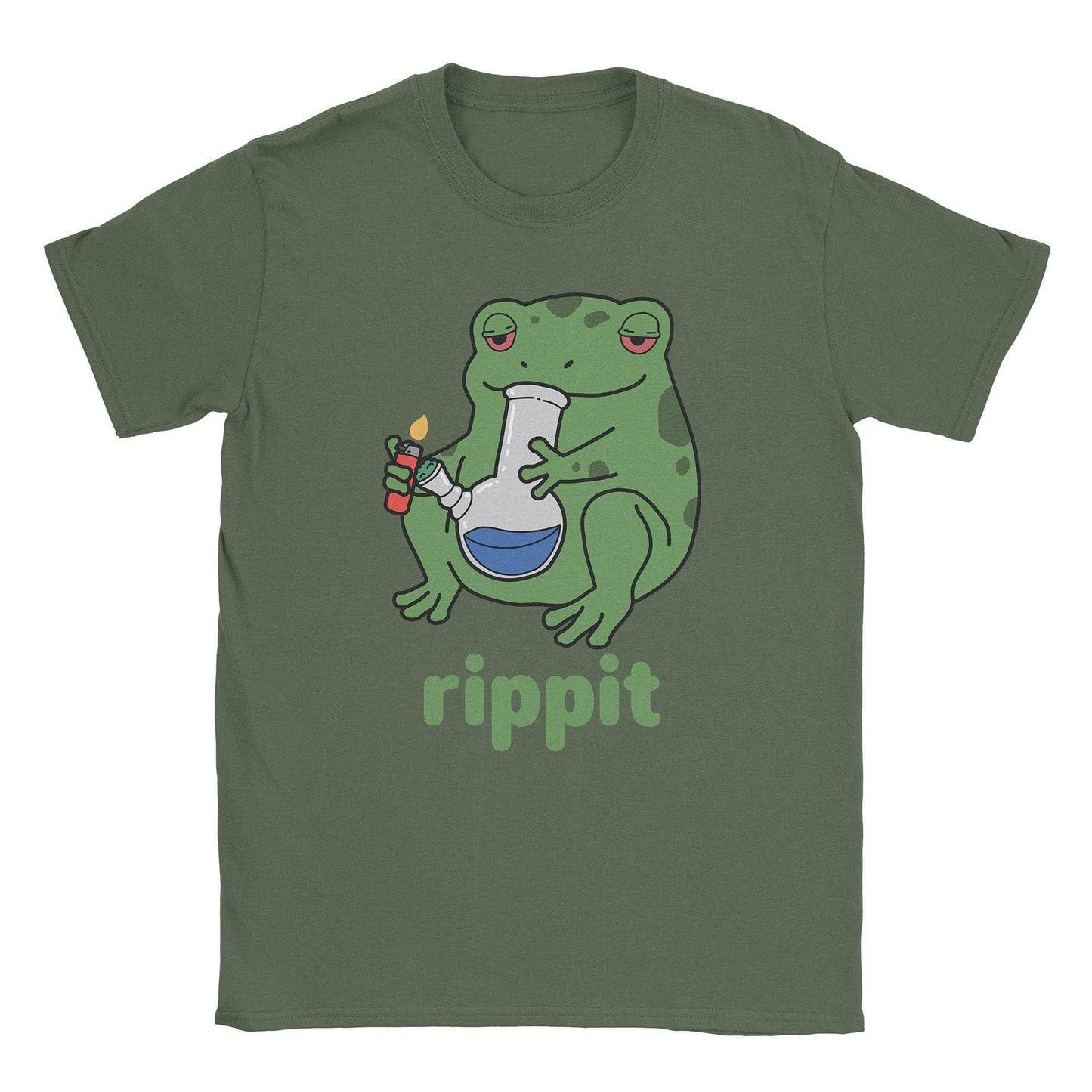 A-or-B-Tees T-Shirt Military Green / S Rippit T-Shirt
