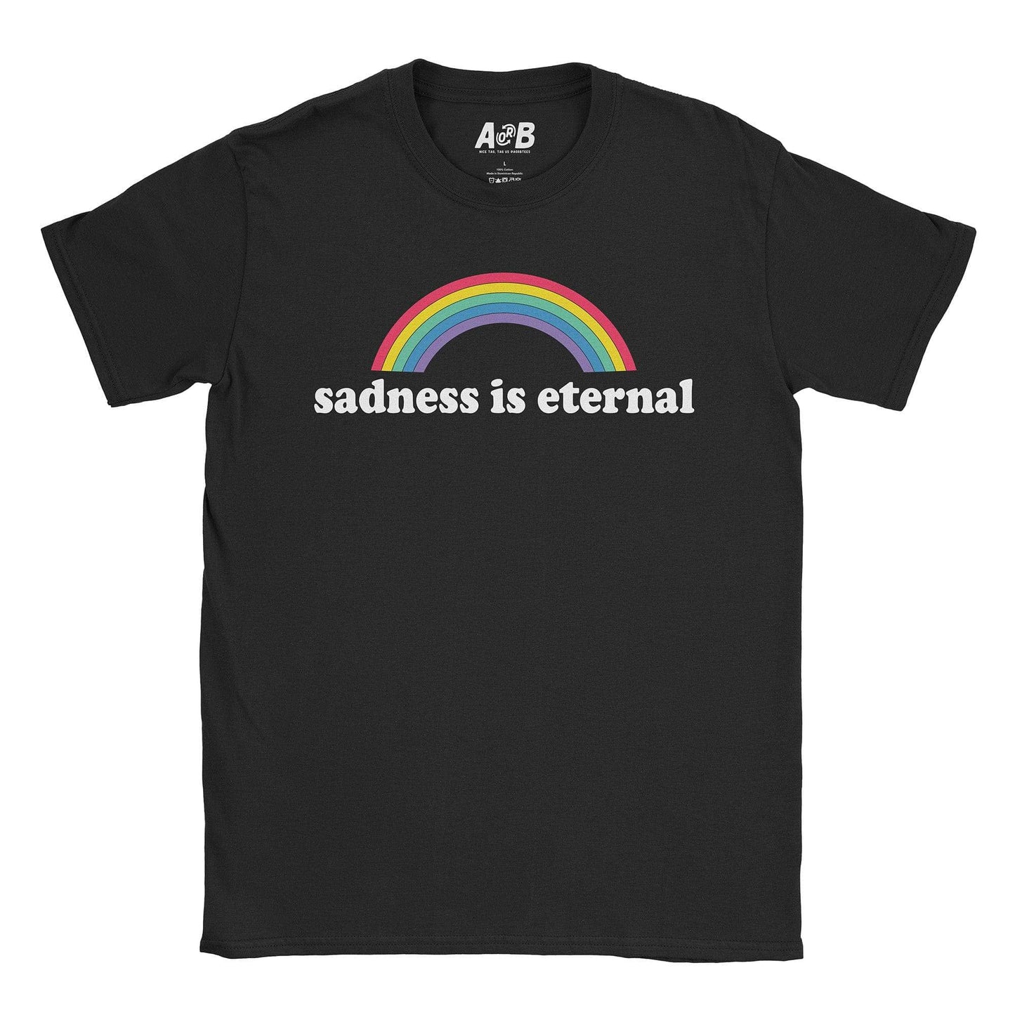A-or-B-Tees T-Shirt Black / S Sadness T-Shirt
