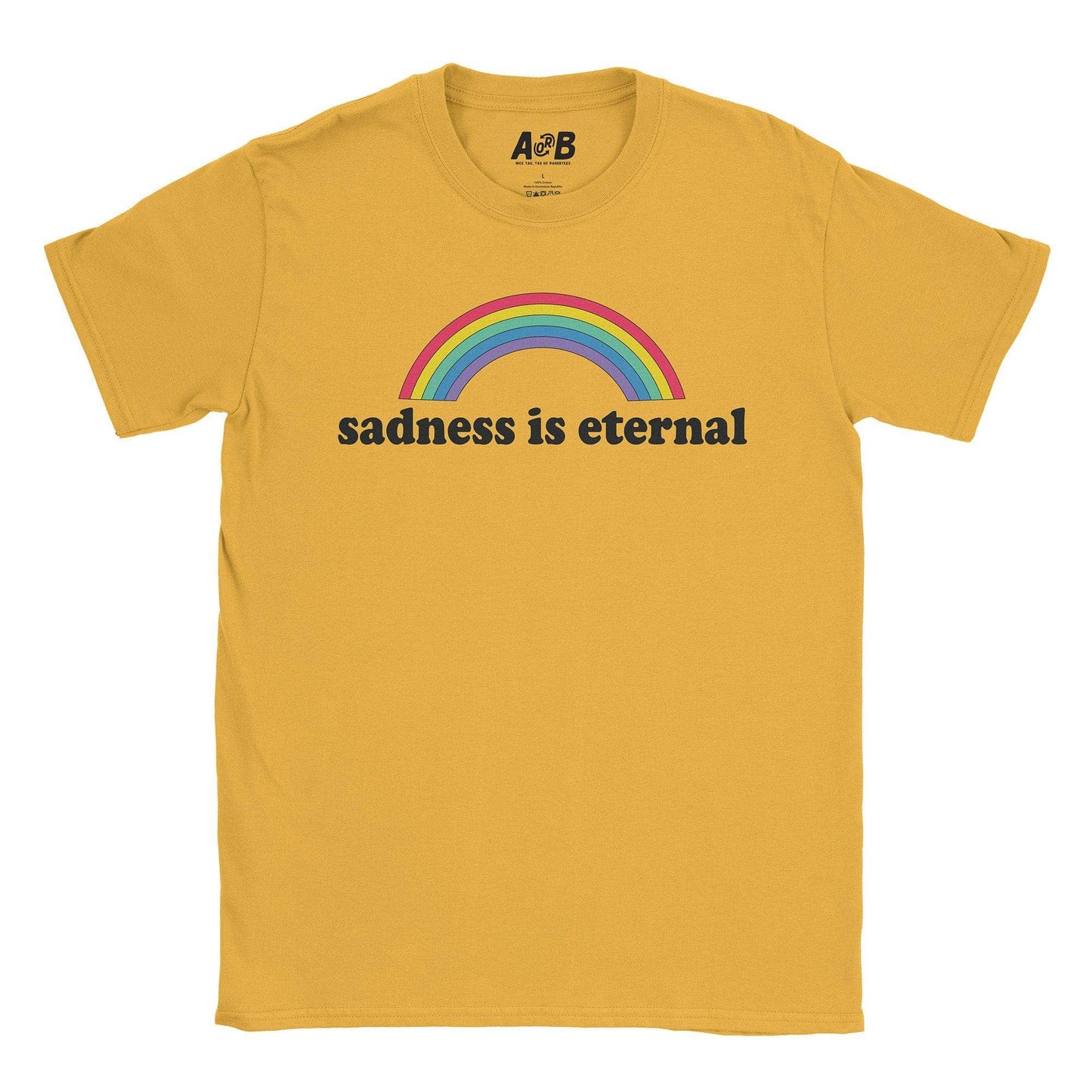 A-or-B-Tees T-Shirt Gold / S Sadness T-Shirt