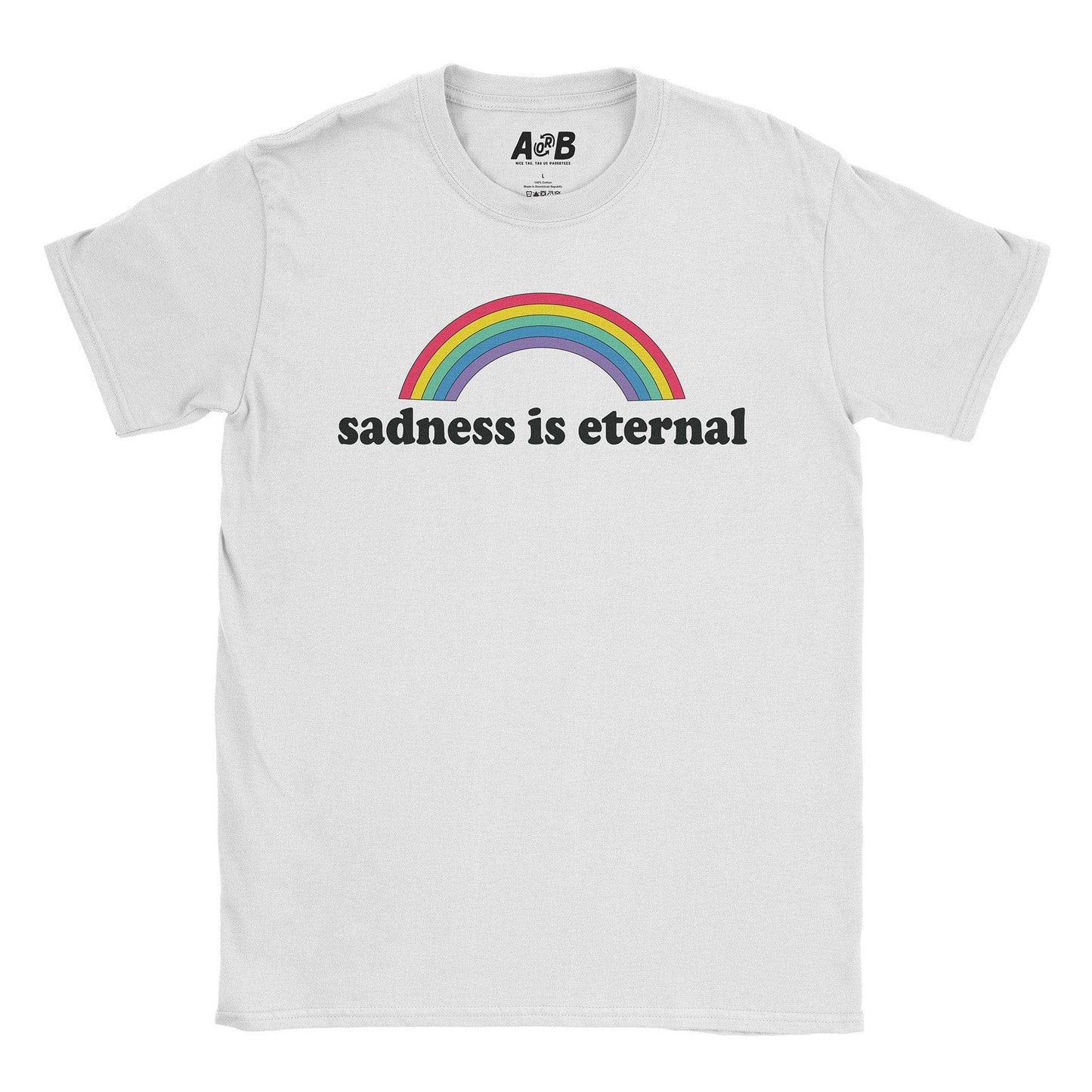 A-or-B-Tees T-Shirt White / S Sadness T-Shirt