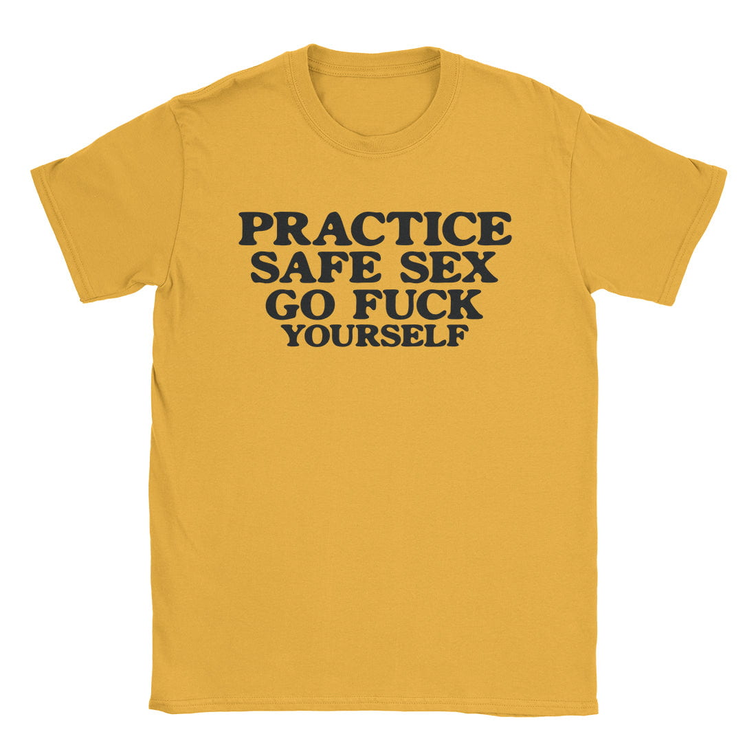 A-or-B-Tees T-Shirt Gold / S Safe Sex T-Shirt