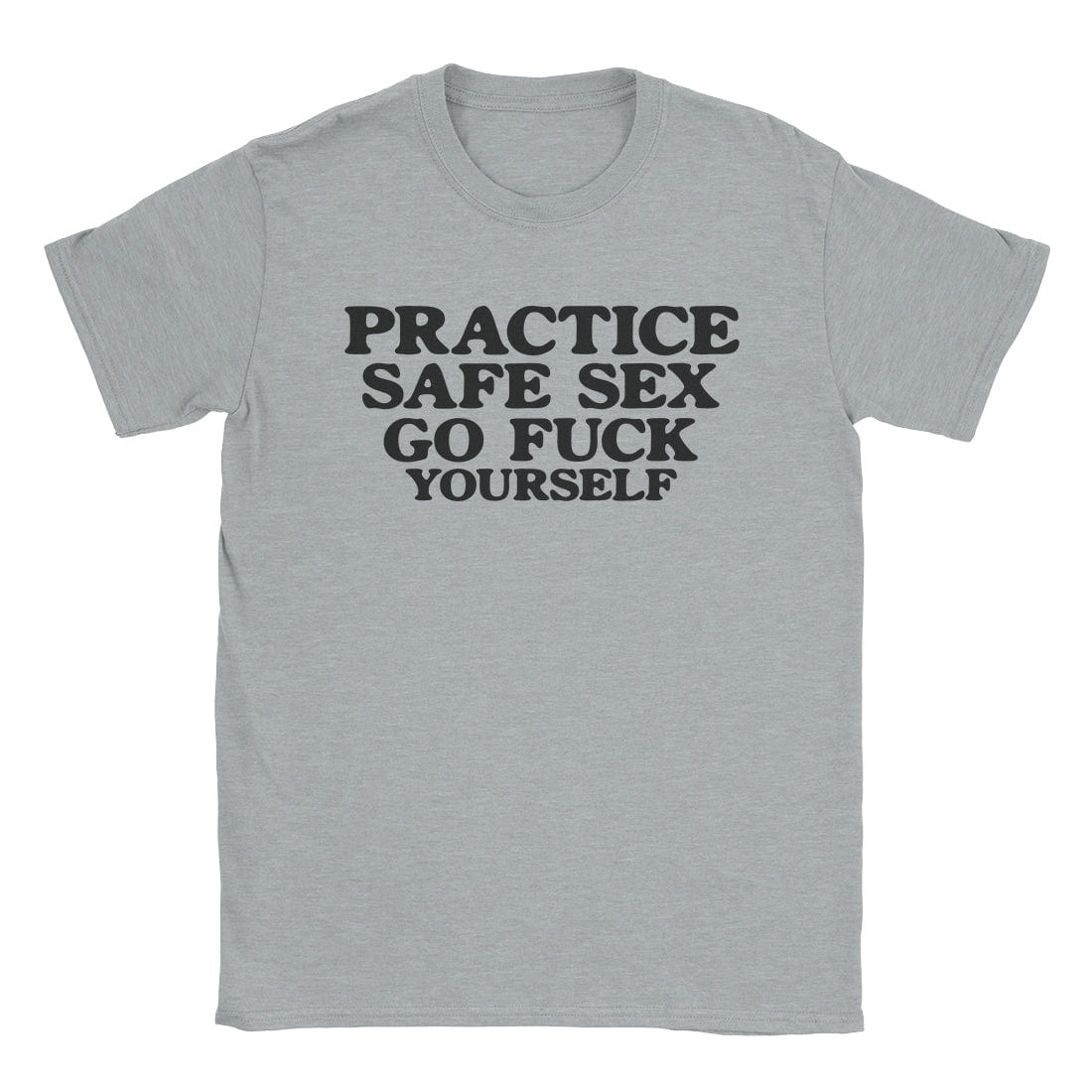 A-or-B-Tees T-Shirt Sport Grey / S Safe Sex T-Shirt