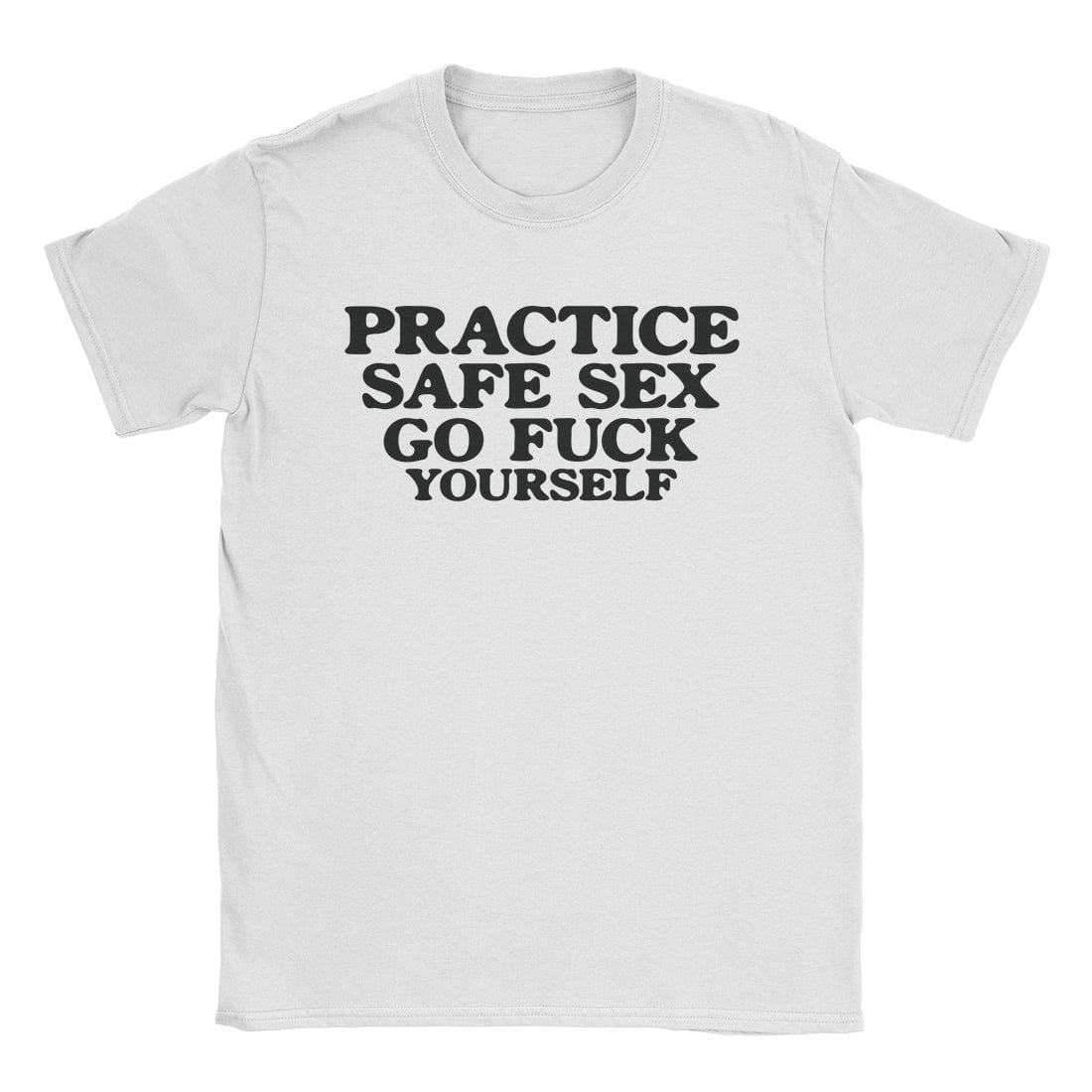 A-or-B-Tees T-Shirt White / S Safe Sex T-Shirt