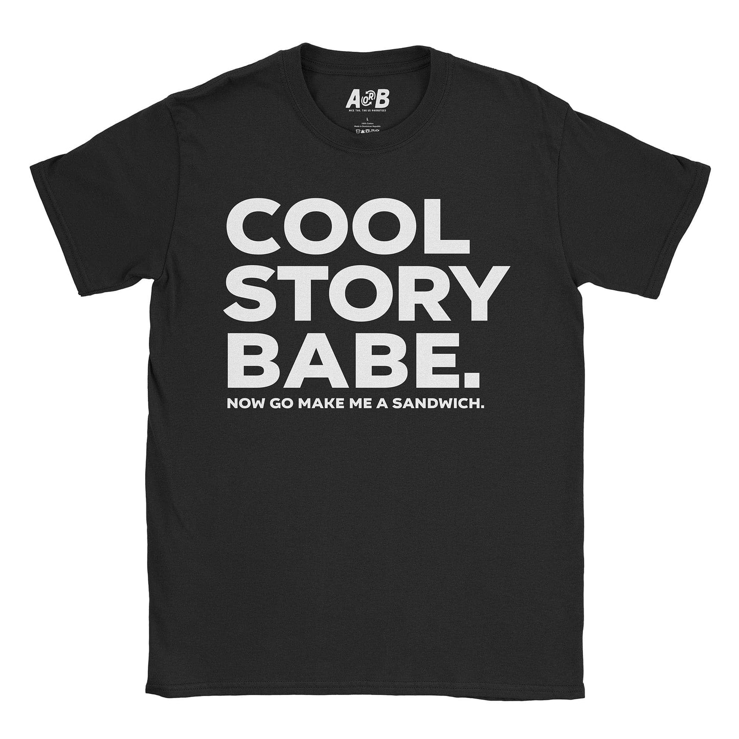 A-or-B-Tees T-Shirt Black / S Sandwich T-Shirt