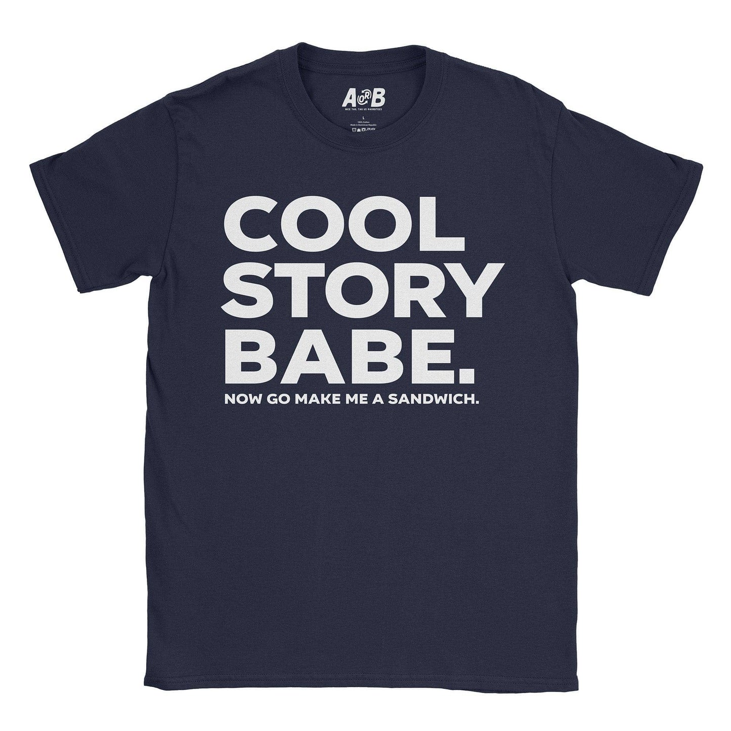 A-or-B-Tees T-Shirt Navy / S Sandwich T-Shirt