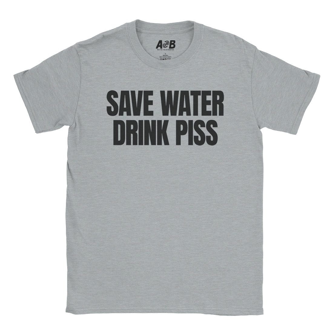A-or-B-Tees T-Shirt Sport Grey / S Save Water T-Shirt