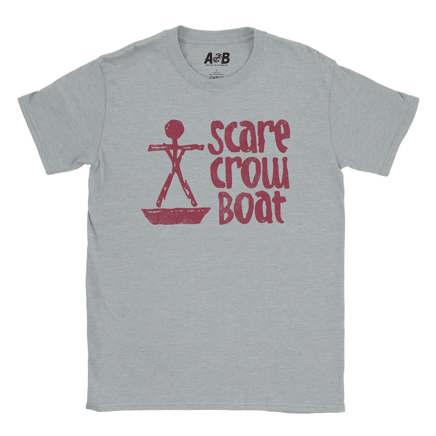 A-or-B-Tees T-Shirt Sport Grey / S Scarecrow Boat T-Shirt