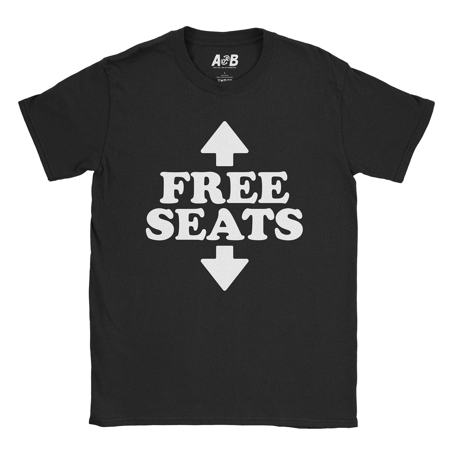 A-or-B-Tees T-Shirt Black / S Seats T-Shirt