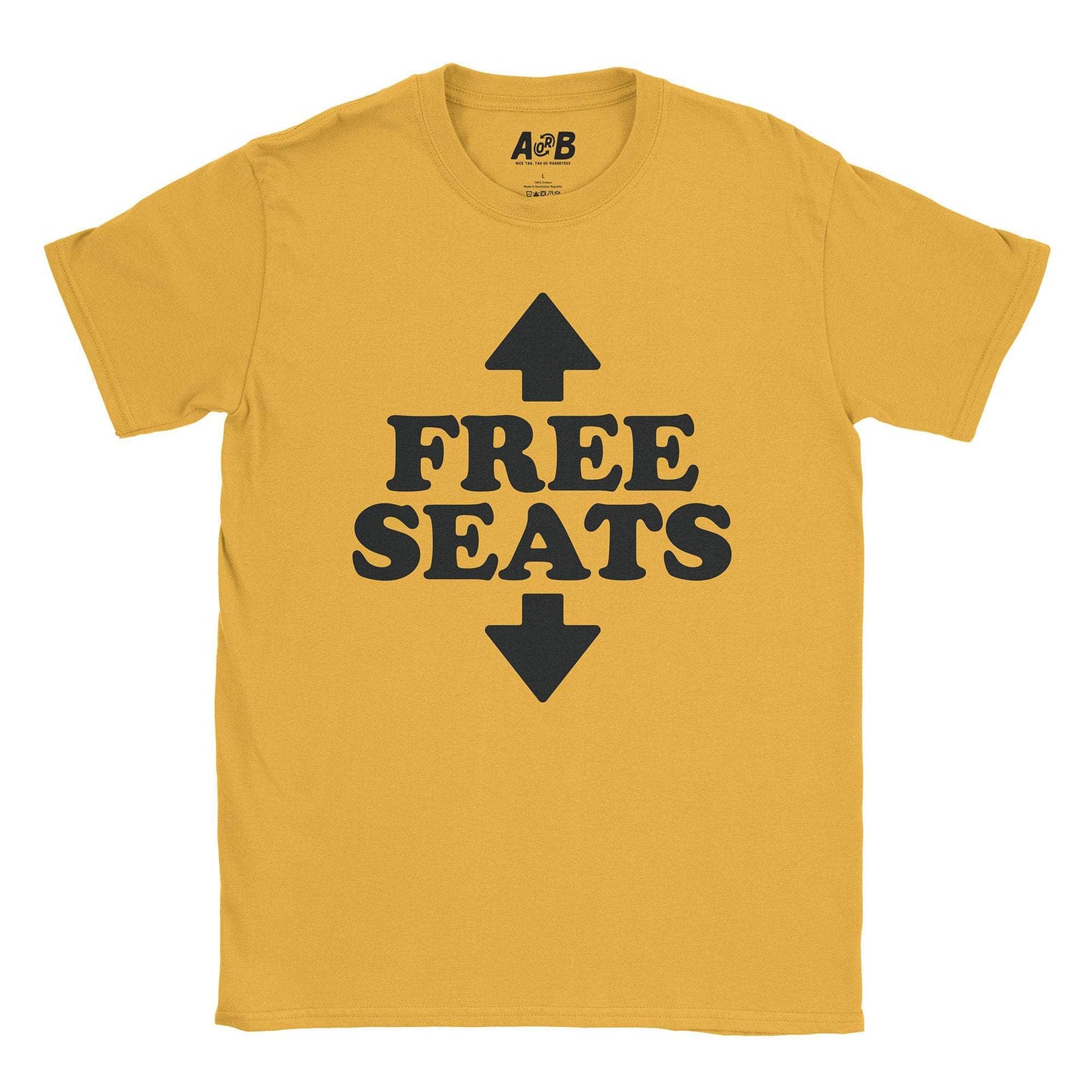 A-or-B-Tees T-Shirt Gold / S Seats T-Shirt