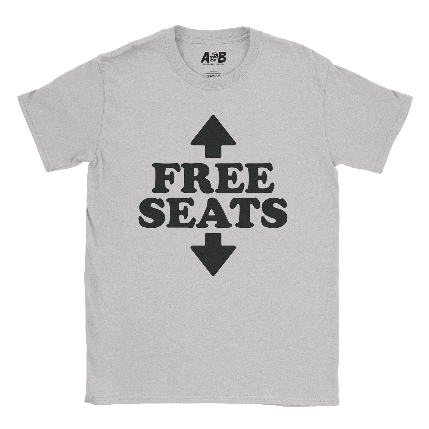 A-or-B-Tees T-Shirt Ice Grey / S Seats T-Shirt