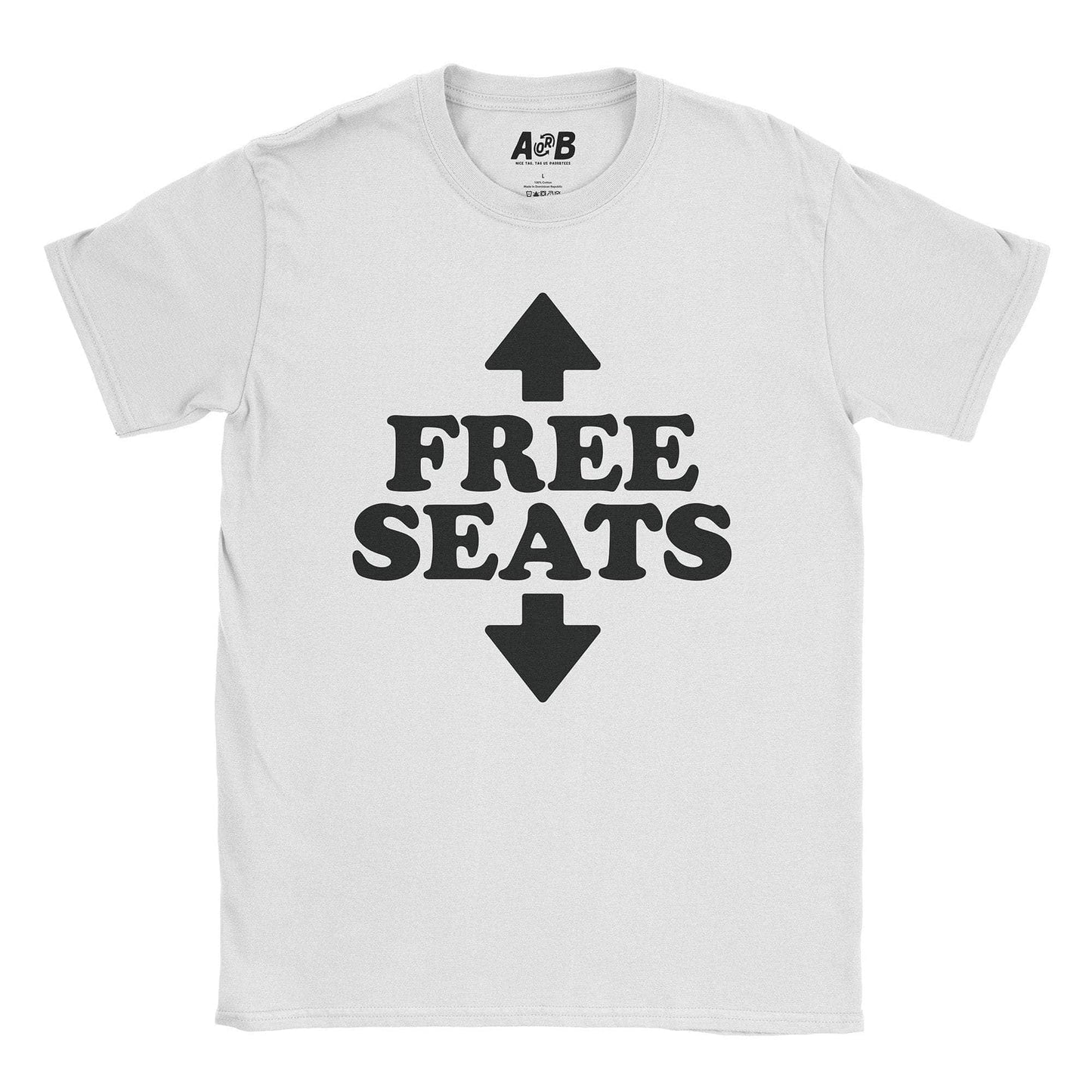 A-or-B-Tees T-Shirt White / S Seats T-Shirt