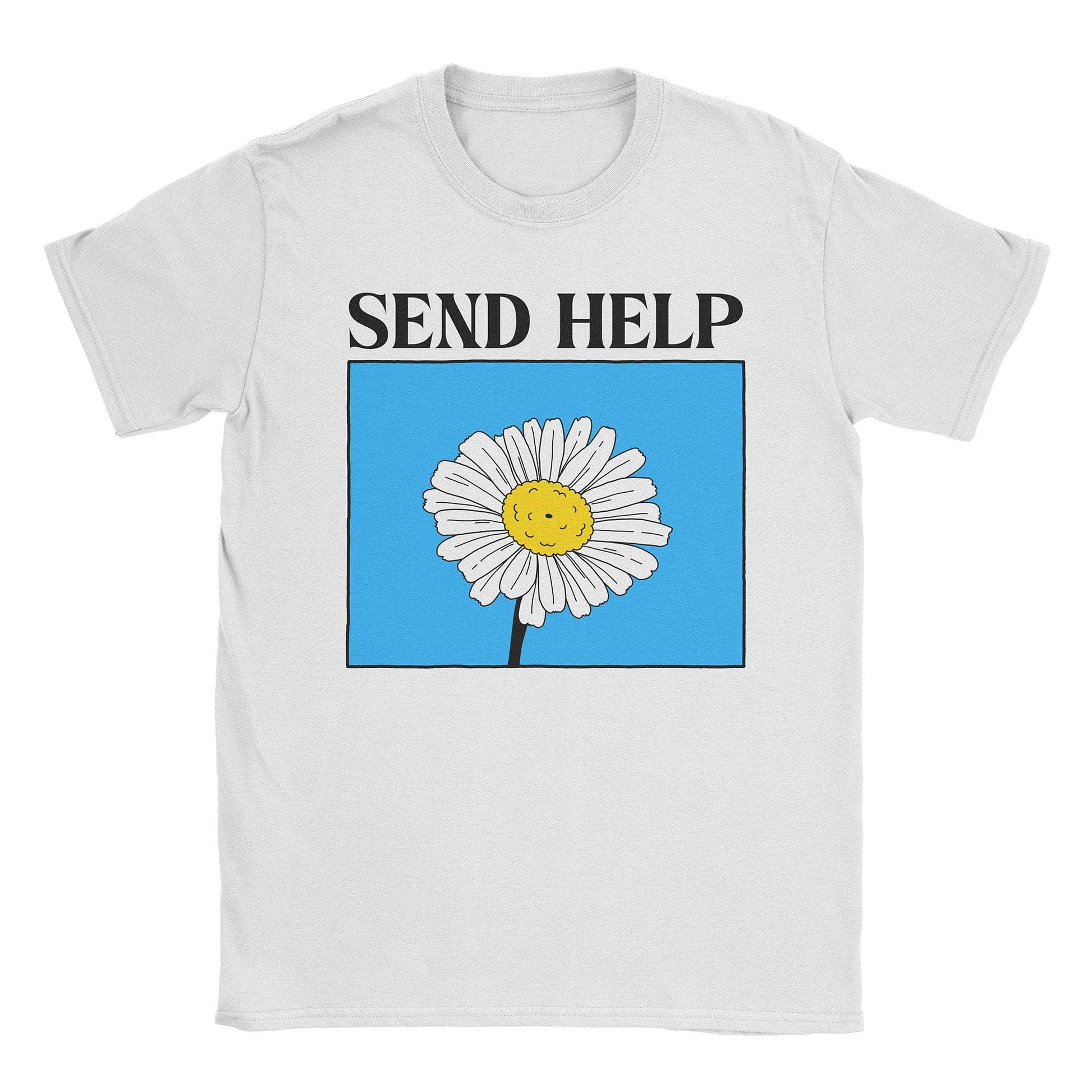 A-or-B-Tees T-Shirt White / S Send Help T-Shirt