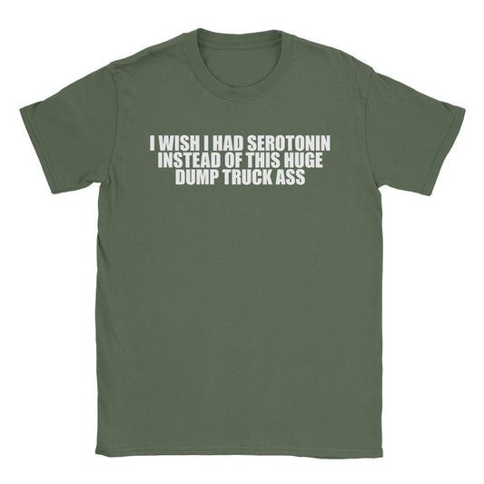 A-or-B-Tees T-Shirt Military Green / S Serotonin T-Shirt