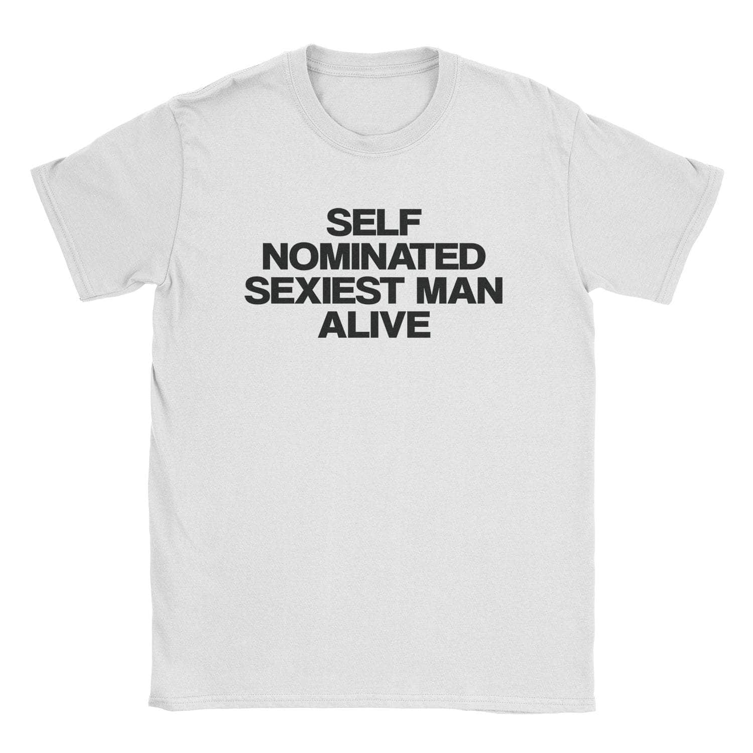 A-or-B-Tees T-Shirt White / S Sexiest Man T-Shirt