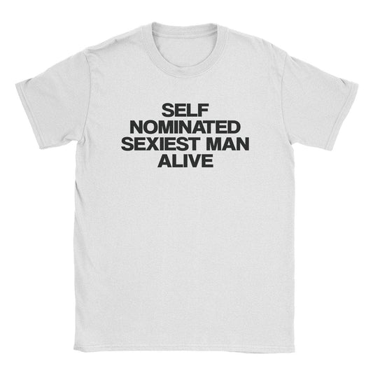 A-or-B-Tees T-Shirt White / S Sexiest Man T-Shirt