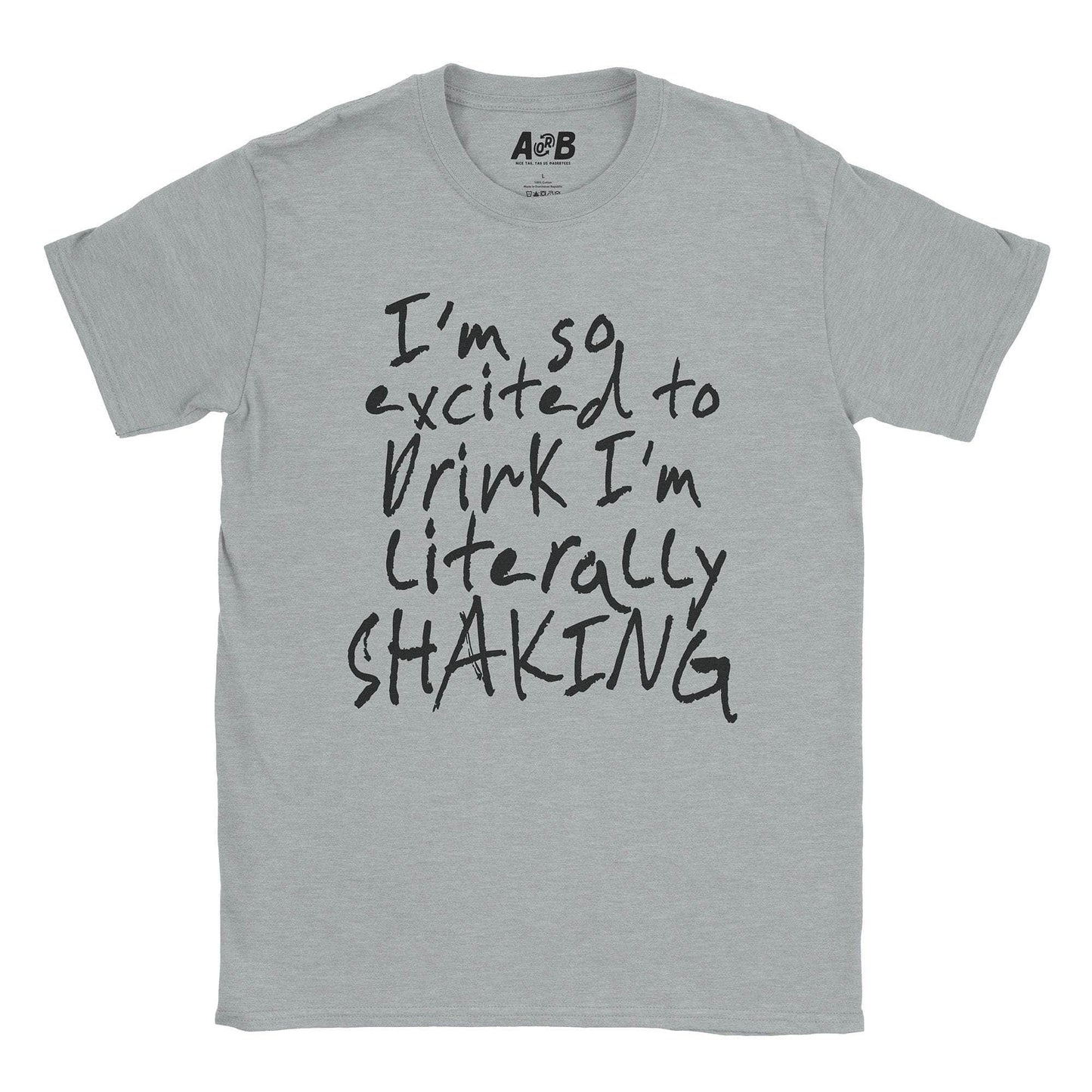 A-or-B-Tees T-Shirt Sport Grey / S Shaking T-Shirt