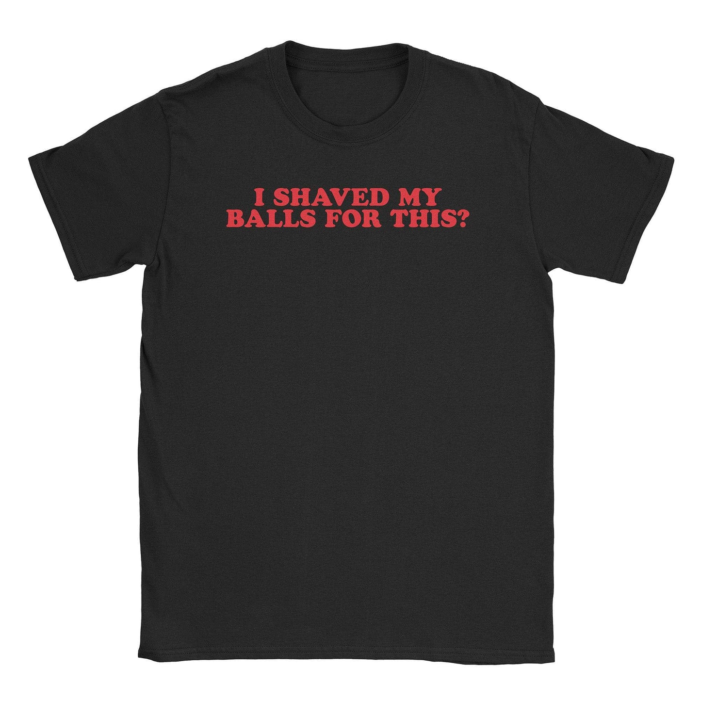 A-or-B-Tees T-Shirt Black / S Shaved Balls T-Shirt