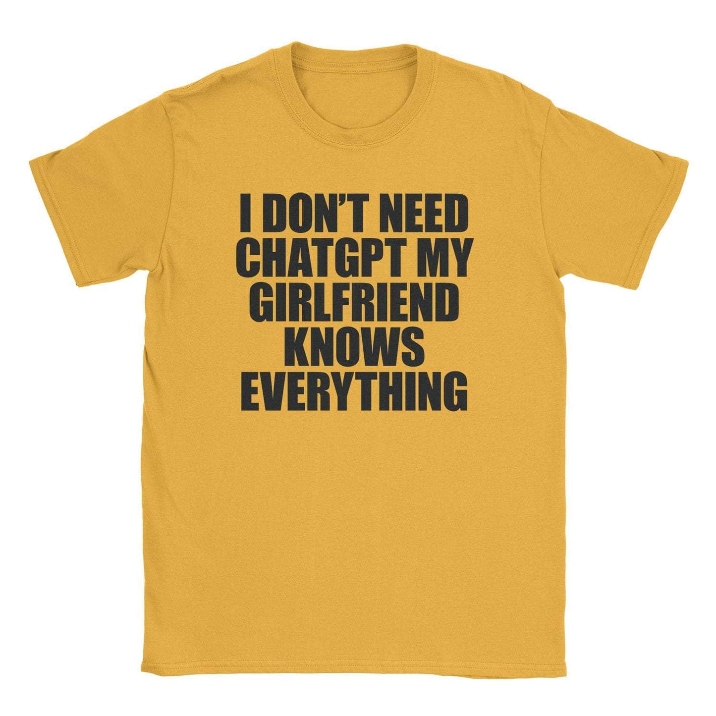 A-or-B-Tees T-Shirt Gold / S She Knows T-Shirt