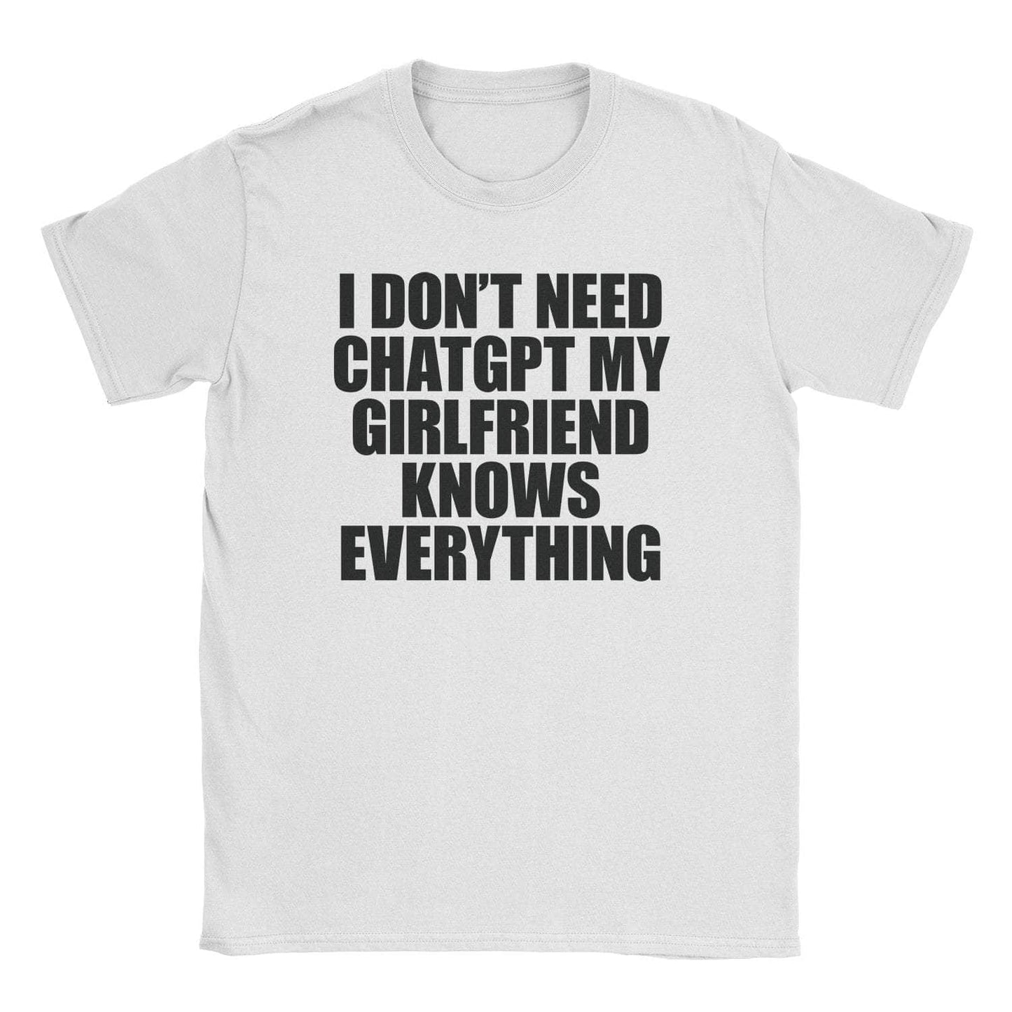 A-or-B-Tees T-Shirt White / S She Knows T-Shirt