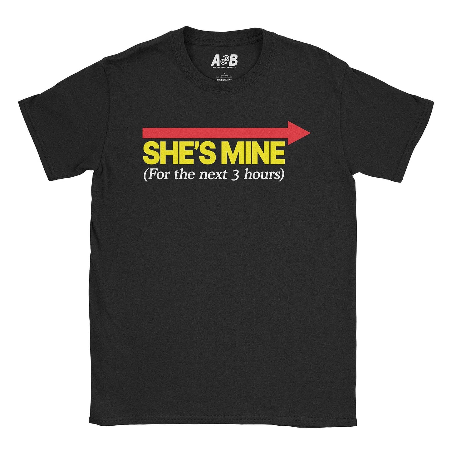 A-or-B-Tees T-Shirt Black / S She's Mine T-Shirt