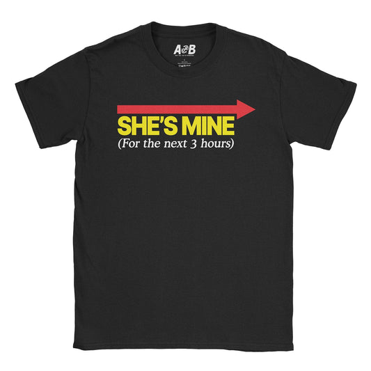 A-or-B-Tees T-Shirt Black / S She's Mine T-Shirt