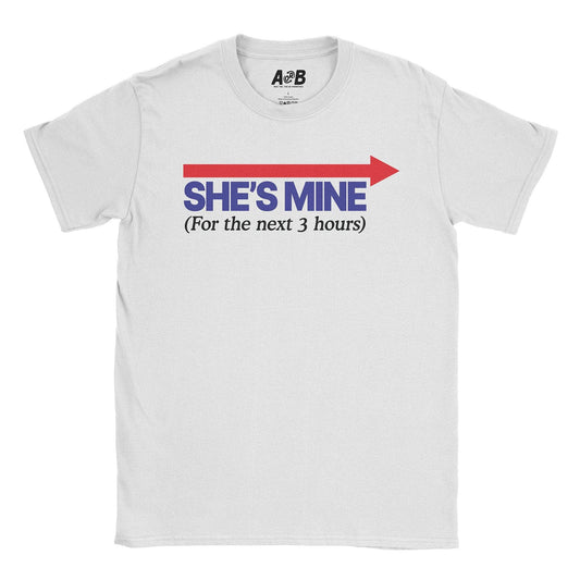 A-or-B-Tees T-Shirt White / S She's Mine T-Shirt
