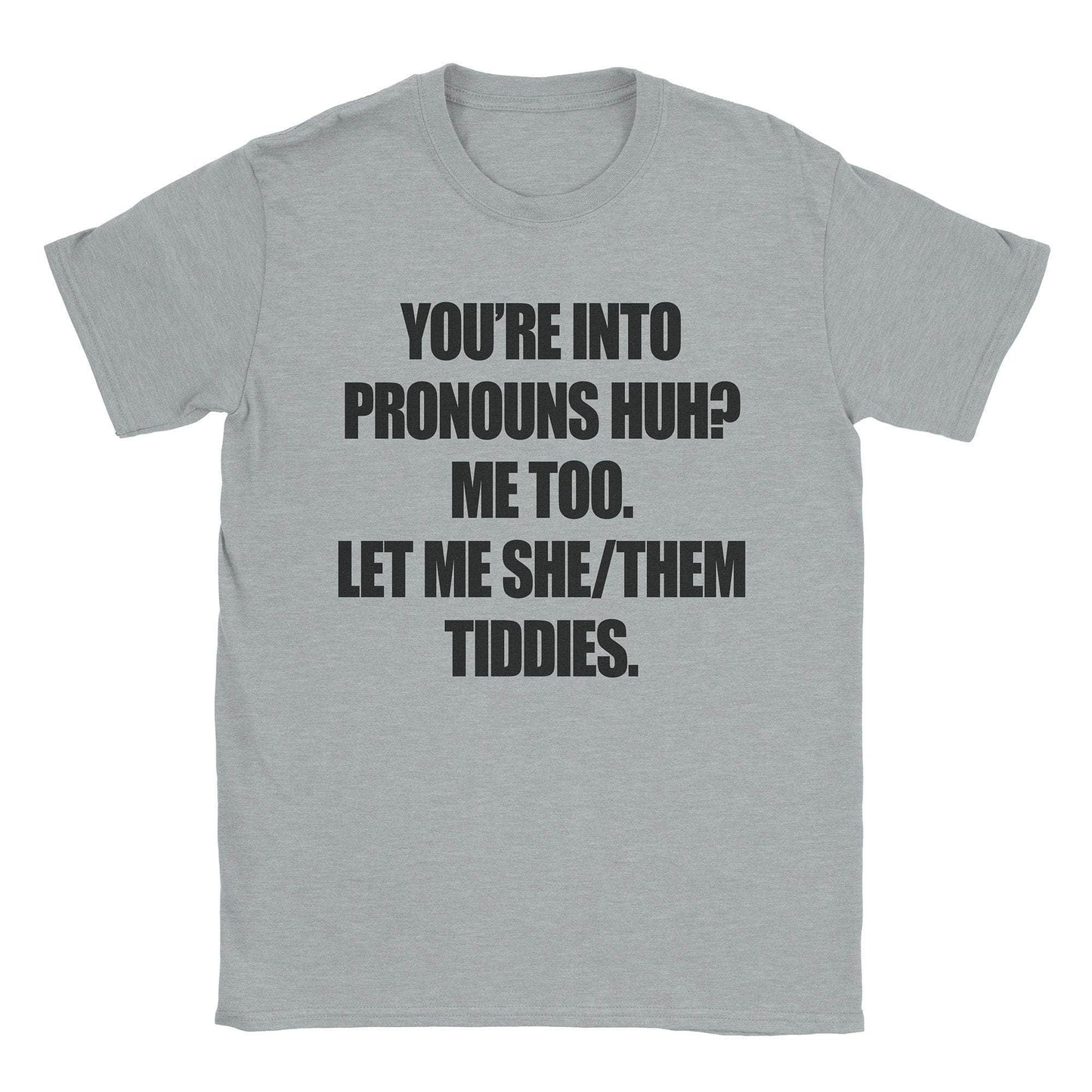 A-or-B-Tees T-Shirt Sport Grey / S She/Them T-Shirt