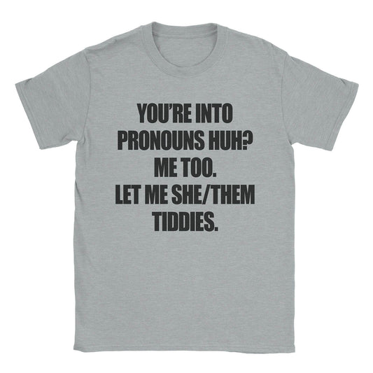 A-or-B-Tees T-Shirt Sport Grey / S She/Them T-Shirt