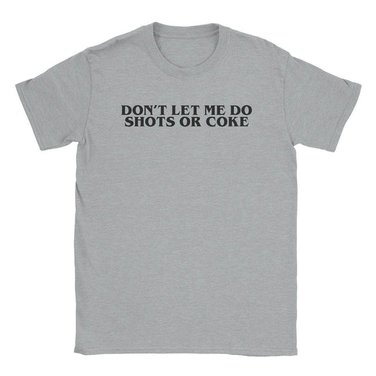 A-or-B-Tees T-Shirt Sport Grey / S Shots Or Coke T-Shirt