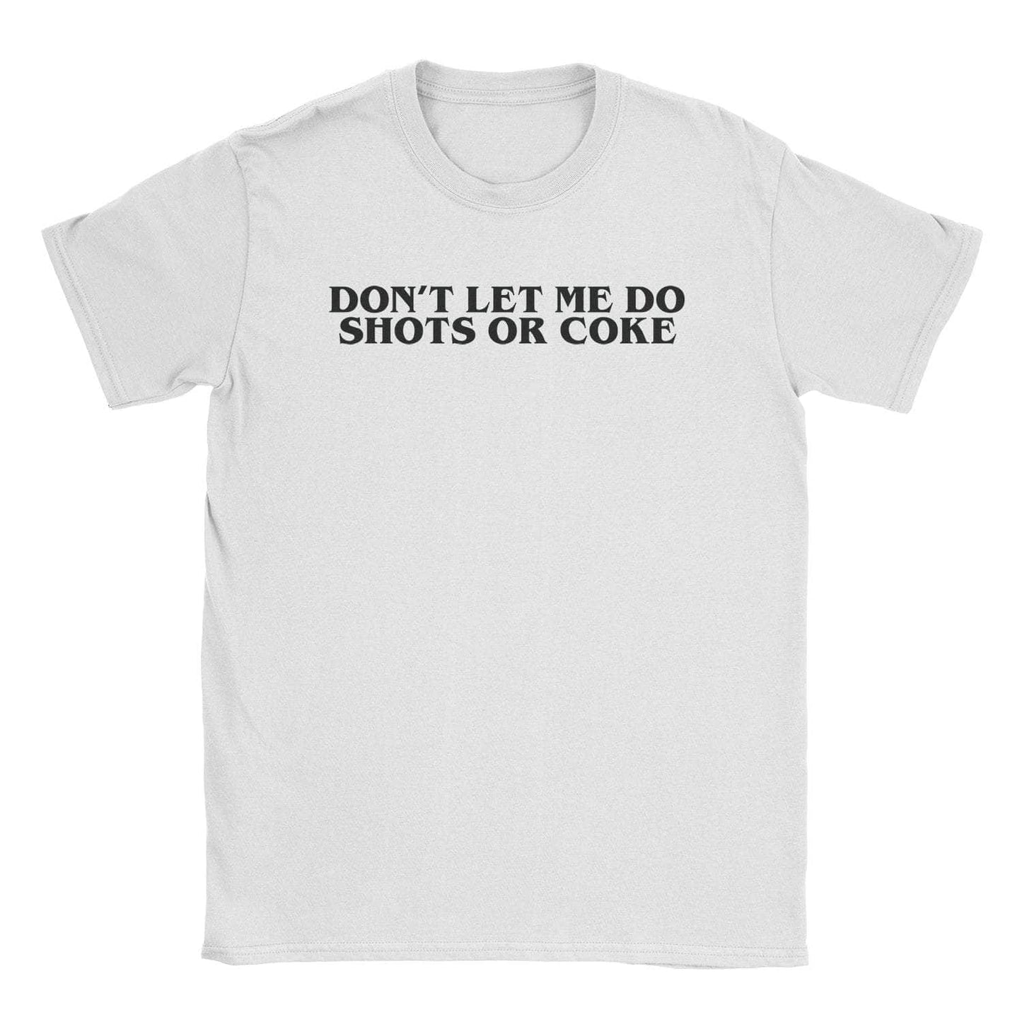 A-or-B-Tees T-Shirt White / S Shots Or Coke T-Shirt