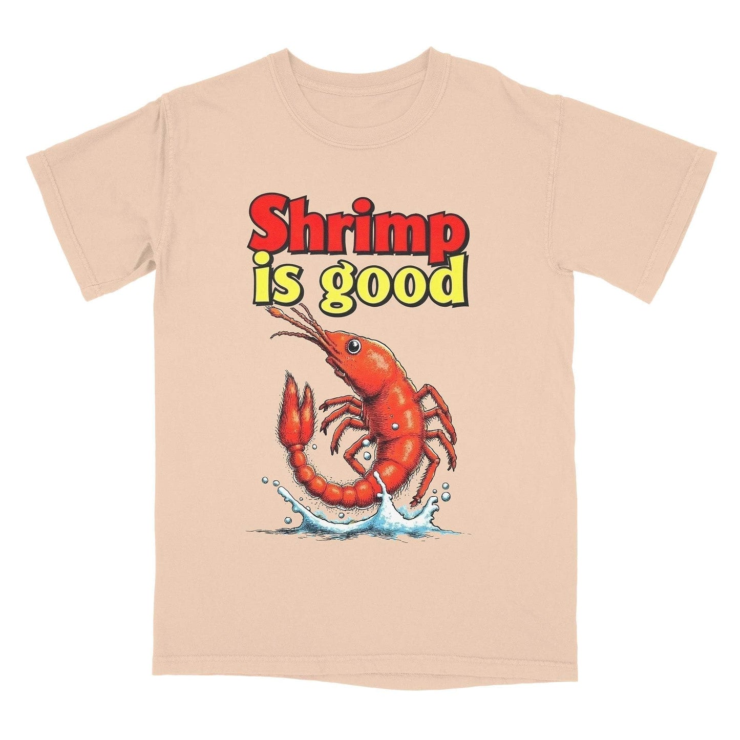A-or-B-Tees T-Shirt Natural / S Shrimp T-Shirt