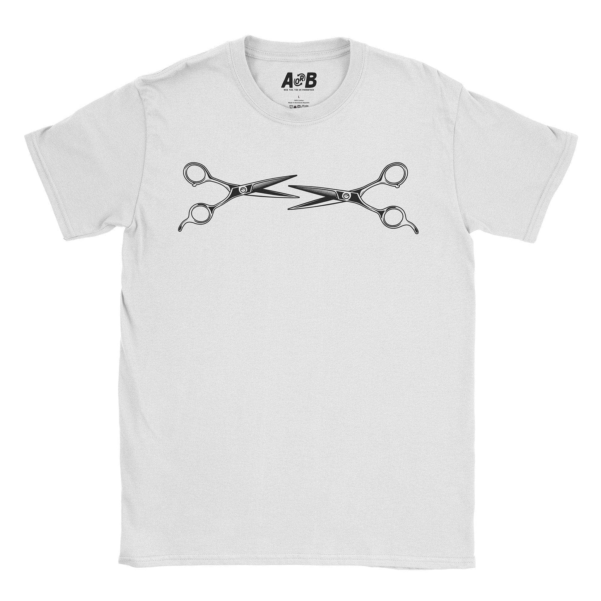 A-or-B-Tees T-Shirt White / S Sissoring T-Shirt