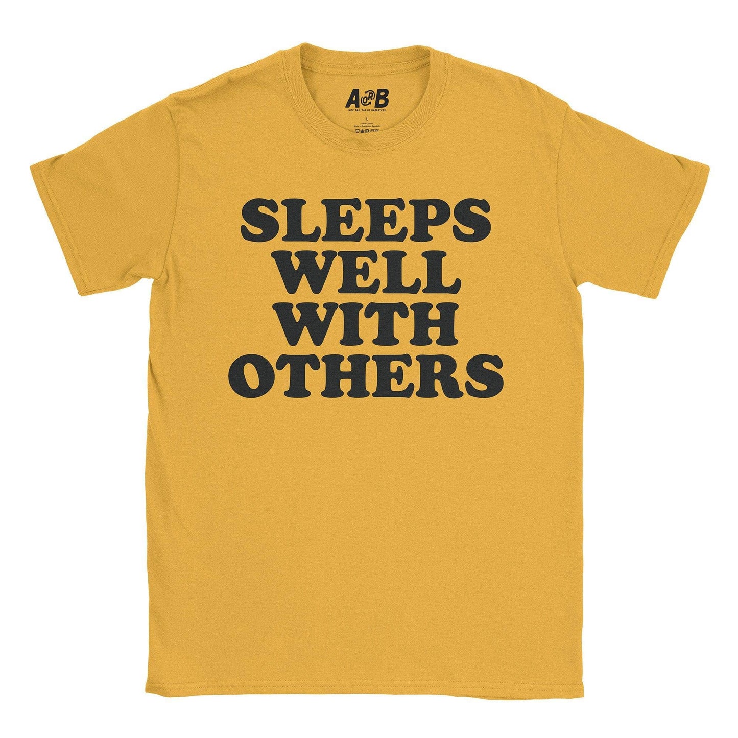 A-or-B-Tees T-Shirt Gold / S Sleeps Well T-Shirt